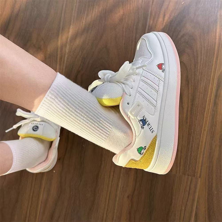 Damen Sneakers mit lustigen Applikationen und rutschfester Sohle Echo Archiv
