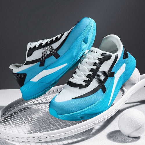 Herren Dämpfender Running-Sneaker mit hoher Sprengung und atmungsaktivem Strickoberteil – Tavélo