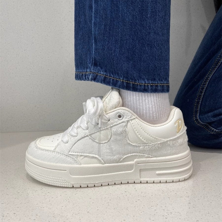 Damen Sneakers mit luxuriösem Denim-Obermaterial und gepolsterter Sohle Echo Archiv