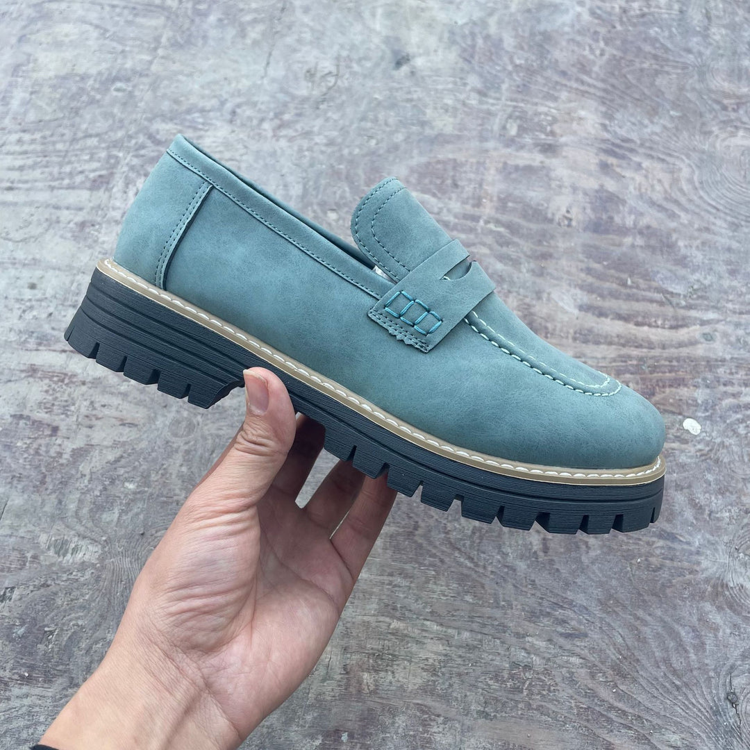 Damen nan Penny-Loafer mit dicker Profilsohle und anatomischer Komfortinnensohle Echo Archiv