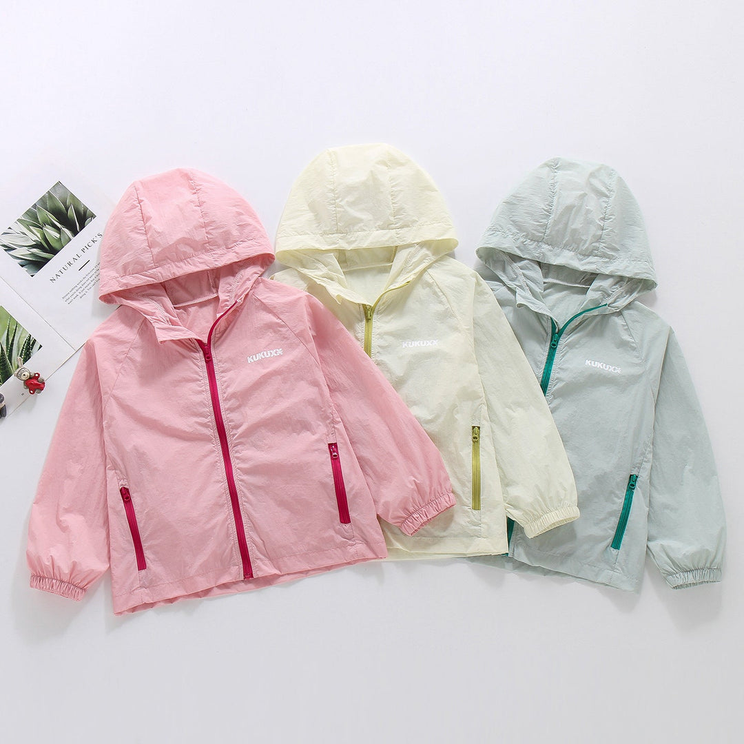 Damen nan ultraleichte Kapuzen-Nylonjacke mit UV-Schutz, winddichter Ausstattung und Reißverschlusstaschen Echo Archiv