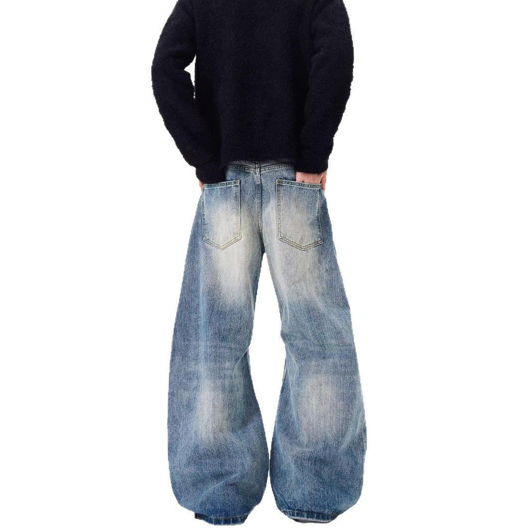 Herren Hochgeschnittene Weitgeschnittene Jeans Echoarchiv