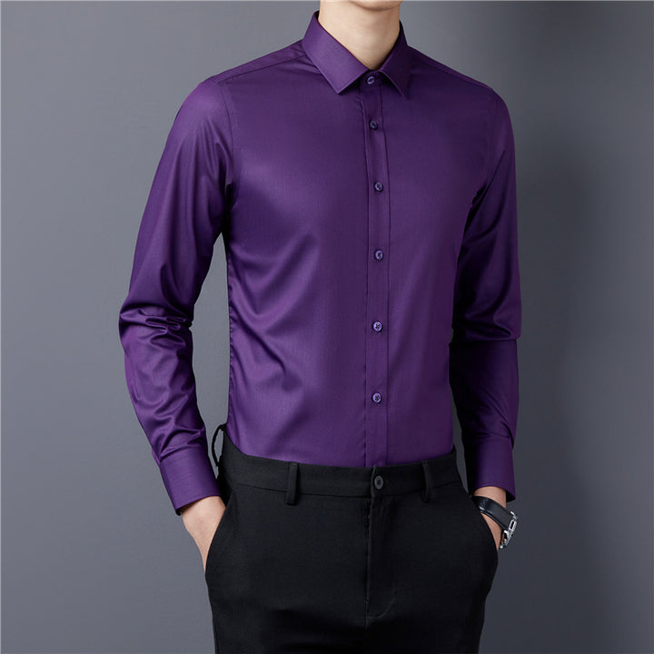 Herren Elegantes Langarmhemd Echoarchiv