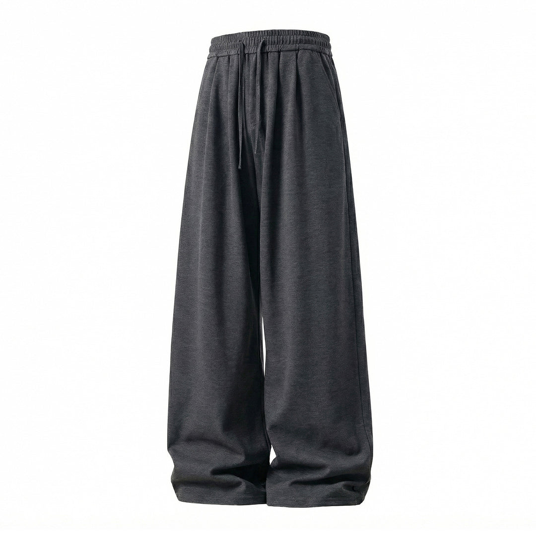 Unisex Extraweite Jersey-Palazzohose mit hohem elastischem Bund, Tunnelzug und fließender Weite Echo Archiv