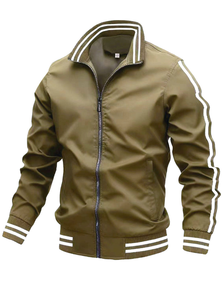 Herren Modische Bomberjacke Echo Archiv