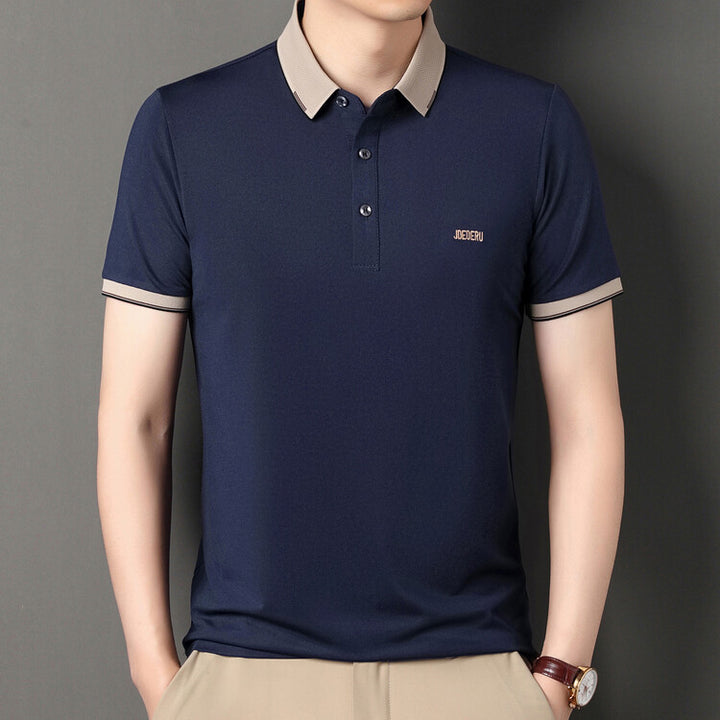 Herren sportliches Polo-Shirt mit modischem Kragen Echoarchiv