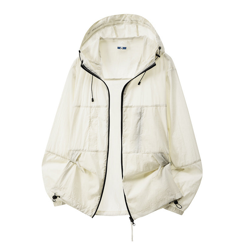 Herren Leichte Outdoor-Windjacke mit Kapuze Echo Archiv