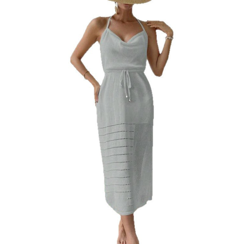 Damen luftiges Strandkleid mit verstellbarem Träger Echo Archiv