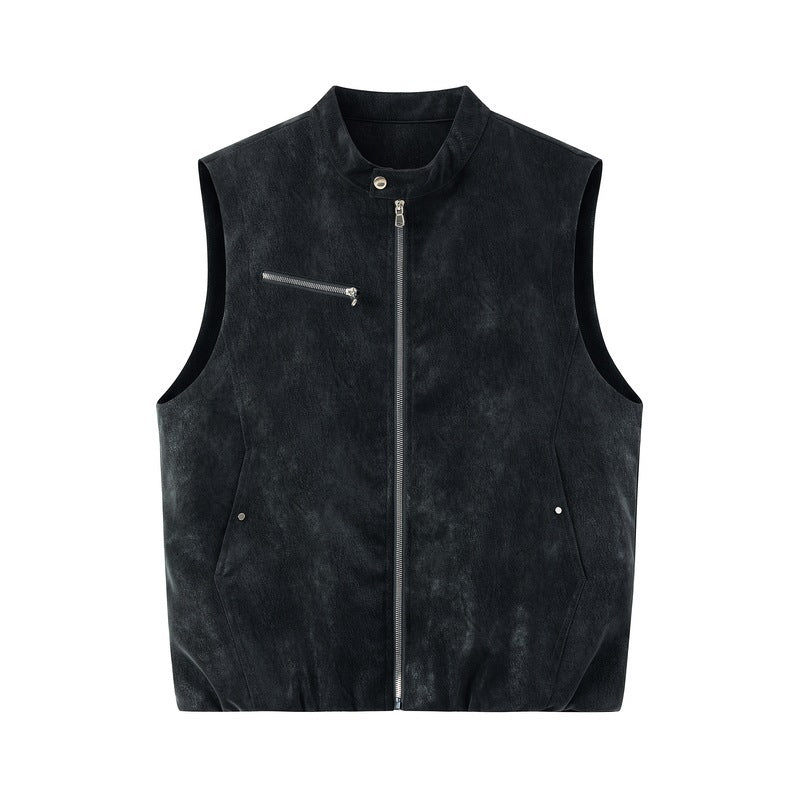 Herren Stylische Lederweste Echo Archiv