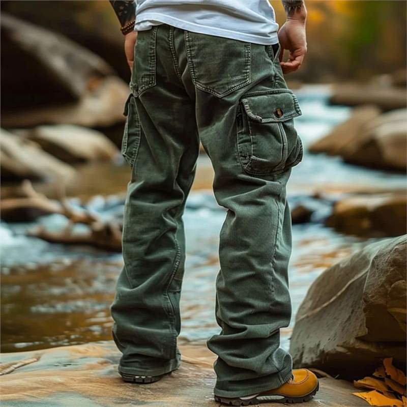 Herren praktische Cargo-Jeans mit vielen Taschen Echoarchiv