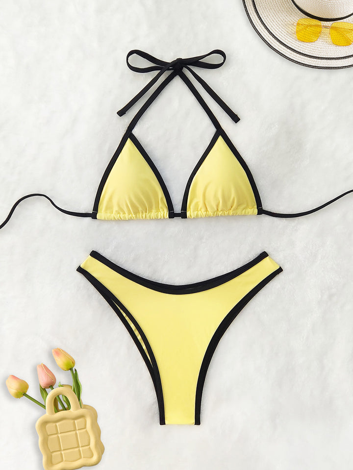 Damen Triangel-Bikini mit aufregendem Streifen-Design Echo Archiv