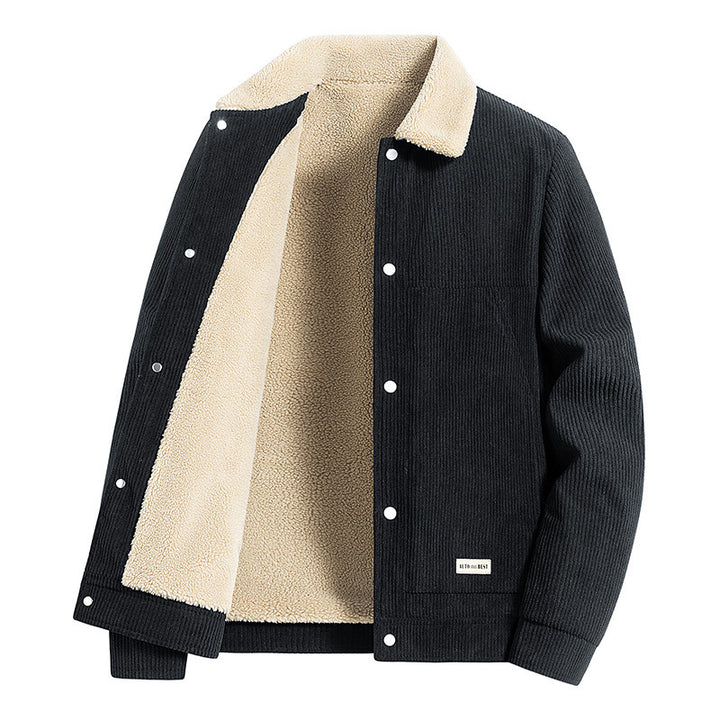 Herren Warme Cordjacke Echo Archiv