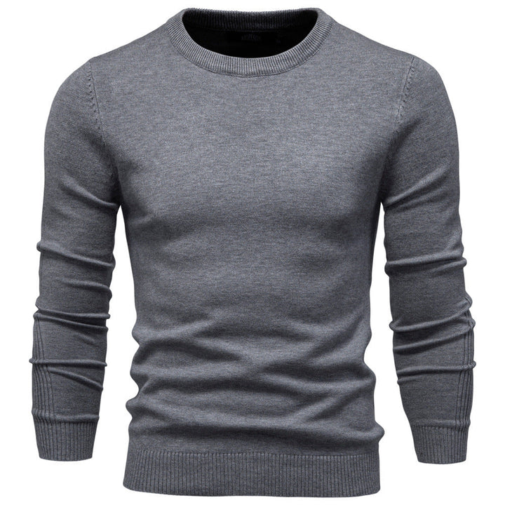 Herren Rundhals Pullover aus hochwertiger Baumwolle – Norvane