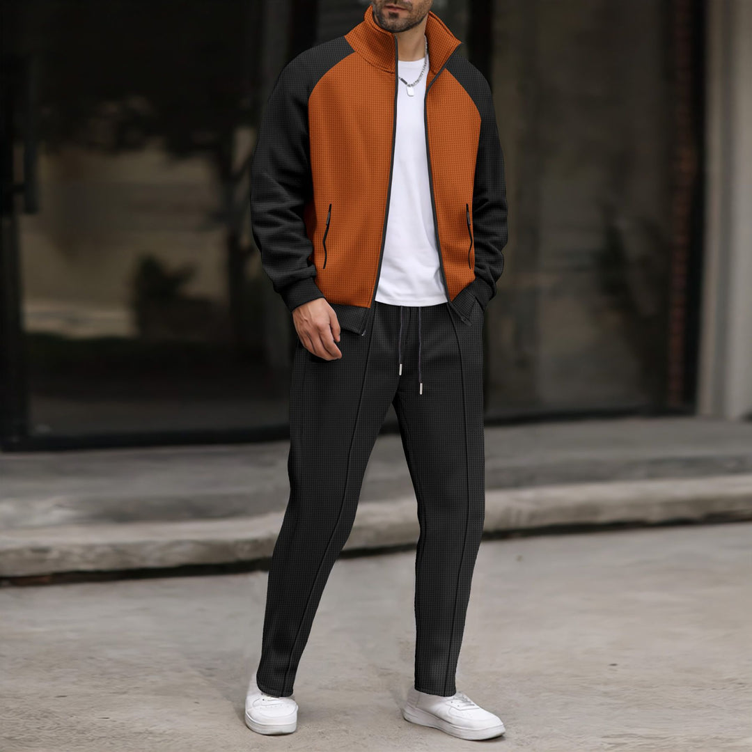 Herren Sportliches Jogginganzug-Set mit atmungsaktivem Material und ergonomischem Schnitt Echoarchiv