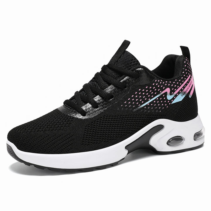 Damen nan sportlicher Mesh-Laufsneaker mit sichtbarer Air-Dämpfung, atmungsaktivem Strickoberteil und ergonomischer Komfortsohle Echo Archiv