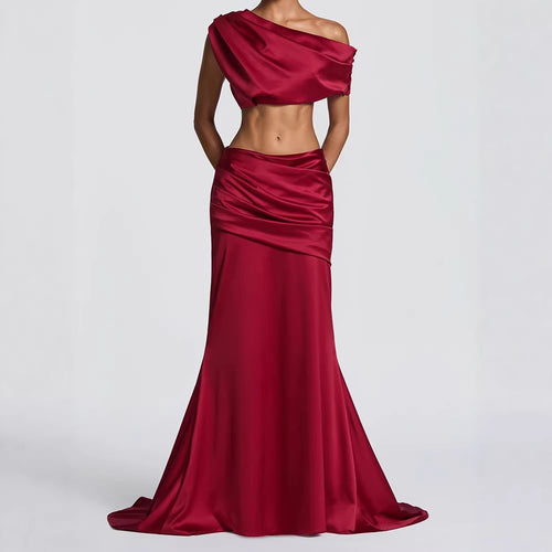 Damen Elegantes One-Shoulder Abendkleid Echo Archiv