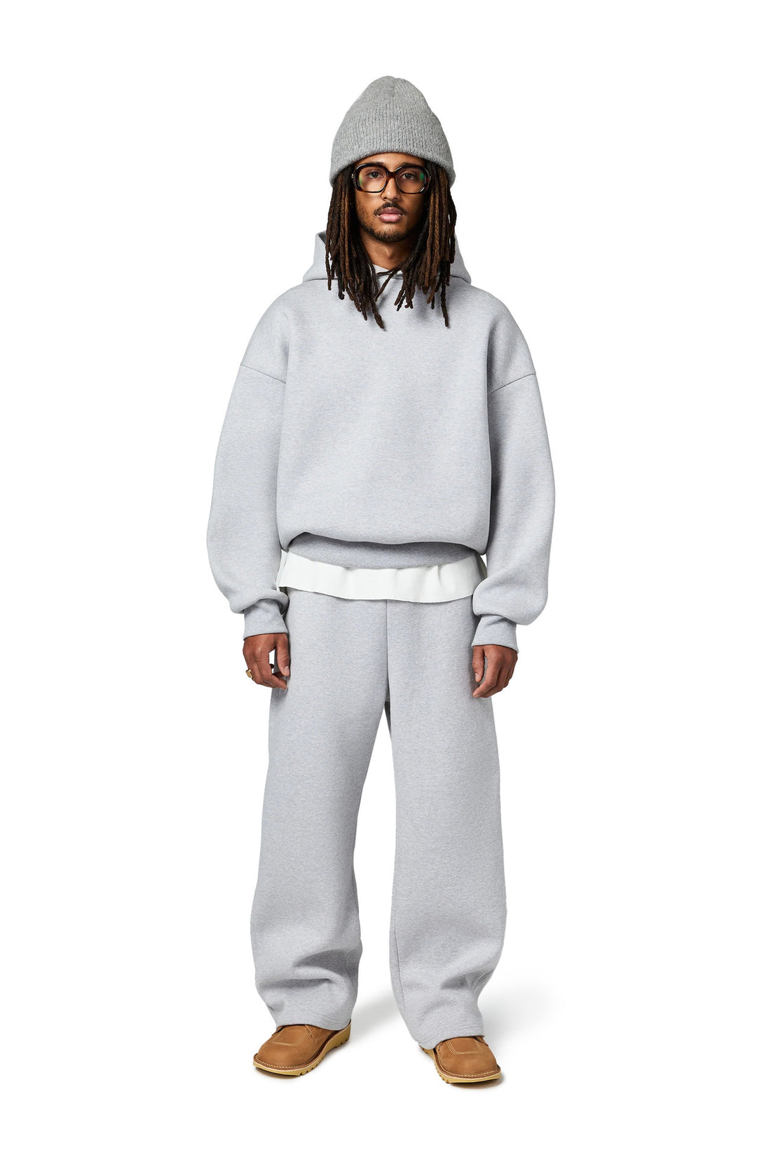 Herren Oversized Kapuzensweatanzug – Cavarno