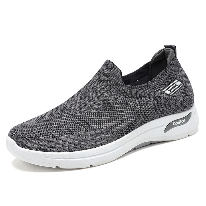 Herren nan gestrickter Slip-On-Laufschuh mit Memory-Foam-Komfortsohle Echo Archiv