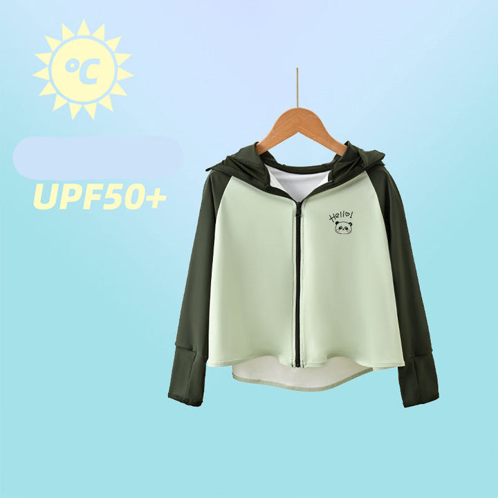 Damen sportliche UV-Schutzjacke mit Kapuze Echo Archiv