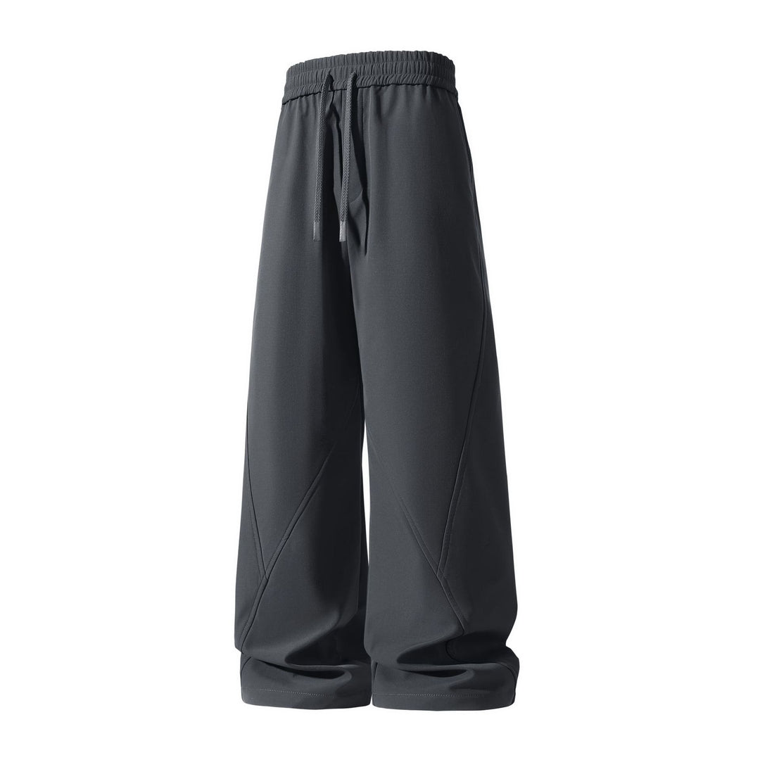 Damen Weite Culotte-Jogginghose mit elastischem Bund, Tunnelzug und dekorativen Nahtpaneelen Echo Archiv