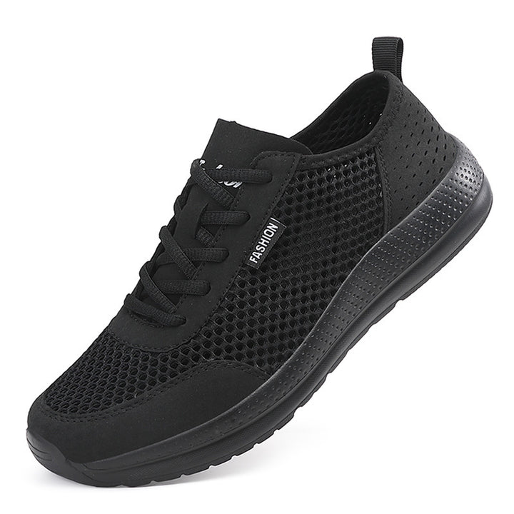 Unisex nan leichter Komfort-Walking-Schuh mit luftigem Wabenmesh, ergonomischer Dämpfungssohle und Zuglasche Echo Archiv