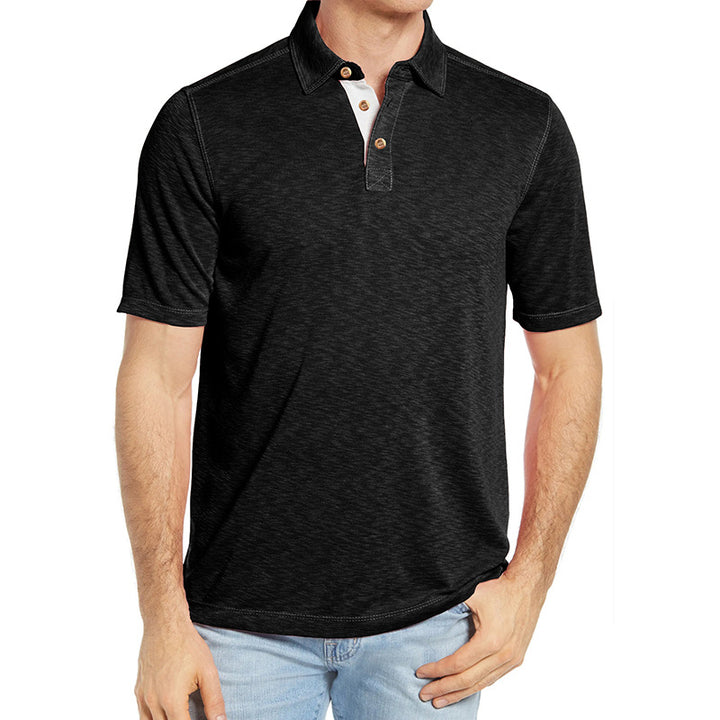 Herren Polo-Shirt mit eleganten Knöpfen und softem Gewebe Echoarchiv