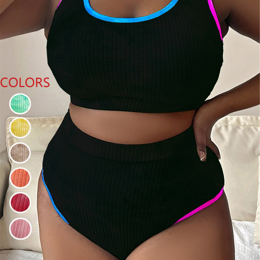 Damen Sportiv geschnittenes Bikini-Set Echo Archiv