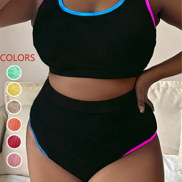 Damen Sportiv geschnittenes Bikini-Set Echo Archiv