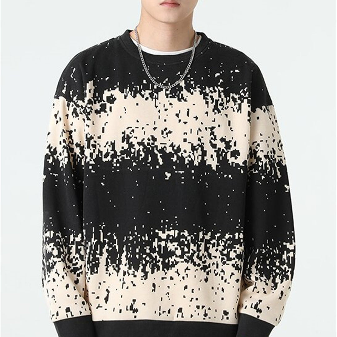 Herren Sweatshirt mit modernem Digitaldruck Echoarchiv