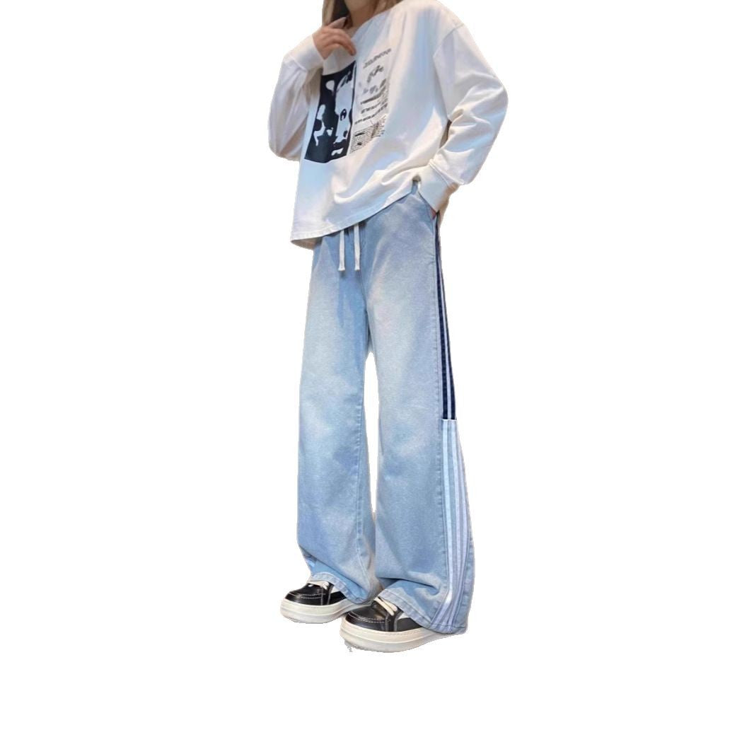 Herren Modische Baggy-Jeans Echoarchiv