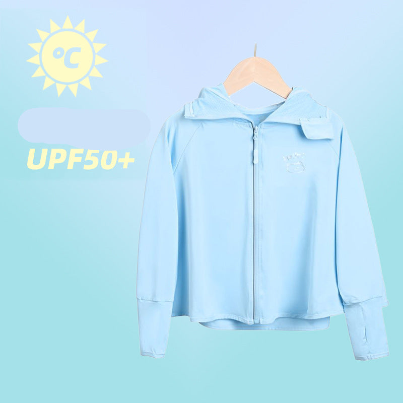 Damen Sportliche UV-Schutzjacke mit Kapuze Echo Archiv