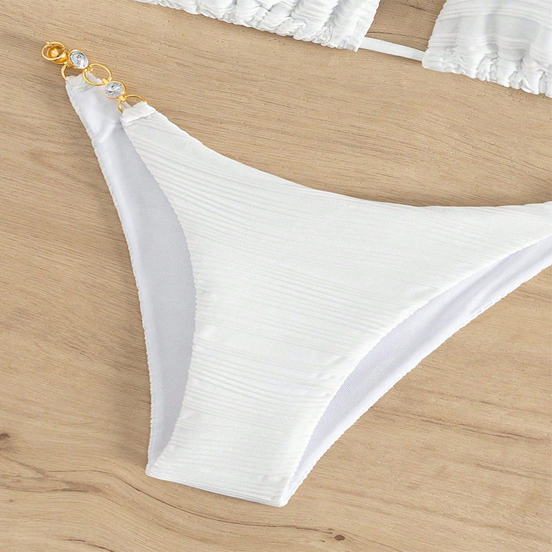 Damen Triangel-Bikini mit dekorativen Schmuckelementen Echo Archiv