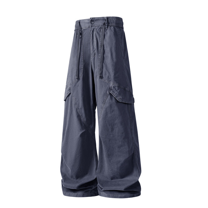 Herren Extraweite Baggy‑Cargohose im Utility‑Workwear‑Look mit elastischem Bund Echo Archiv
