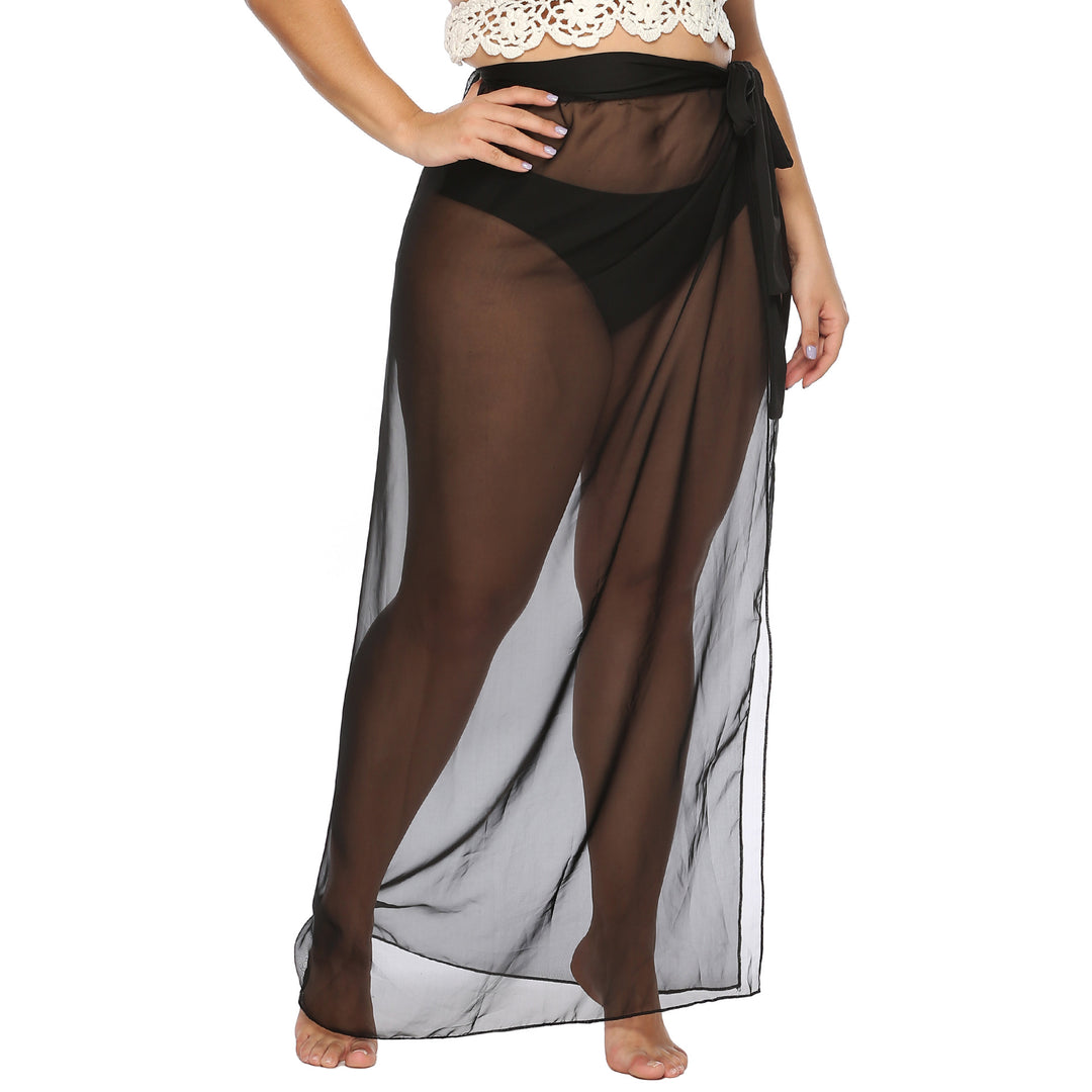 Damen eleganter Strandüberwurf mit seitlichem Knoten Echo Archiv