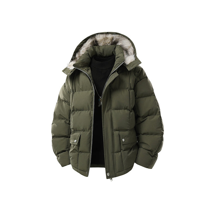 Damen Stepp-Kurzjacke mit abnehmbarer Kapuze und wärmender Microfaserfüllung Echo Archiv