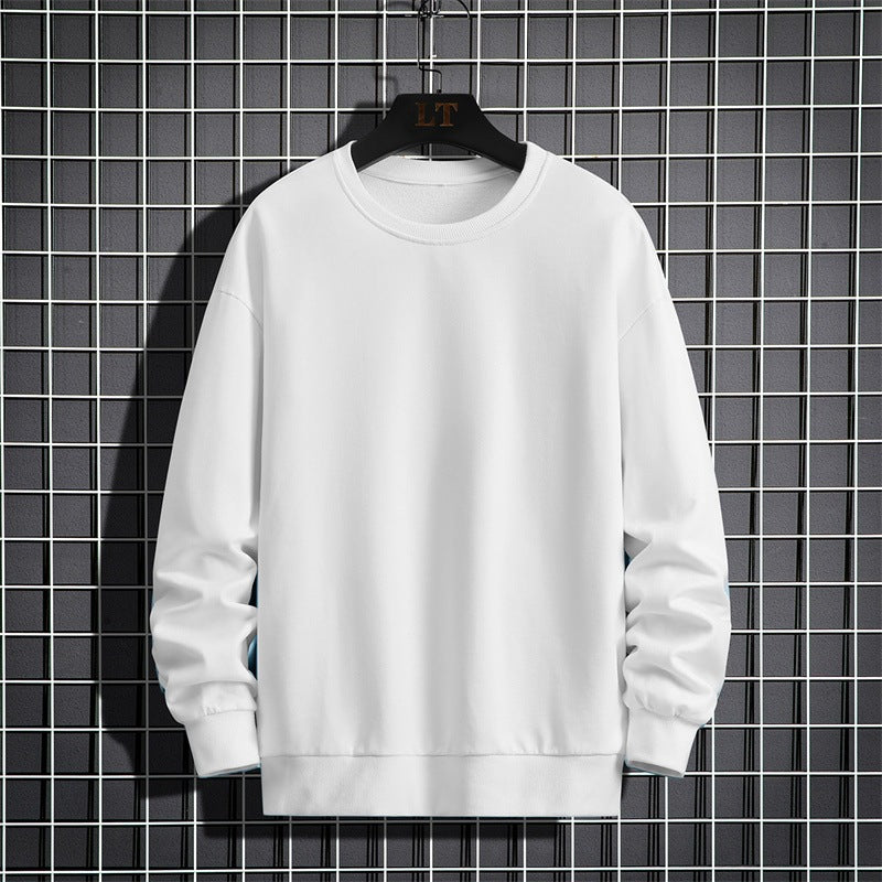 Herren Schlichtes Oversize Rundhals‑Sweatshirt aus schwerer Baumwollmischung mit gerippten Bündchen Echoarchiv