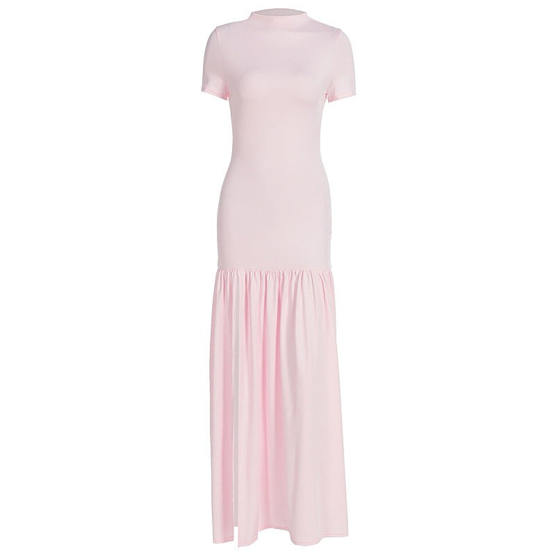 Damen Maxi-Kleid mit elegantem halblangen Ärmel und voluminösem Rock Echo Archiv