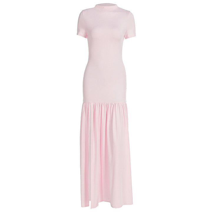 Damen Maxi-Kleid mit elegantem halblangen Ärmel und voluminösem Rock Echo Archiv