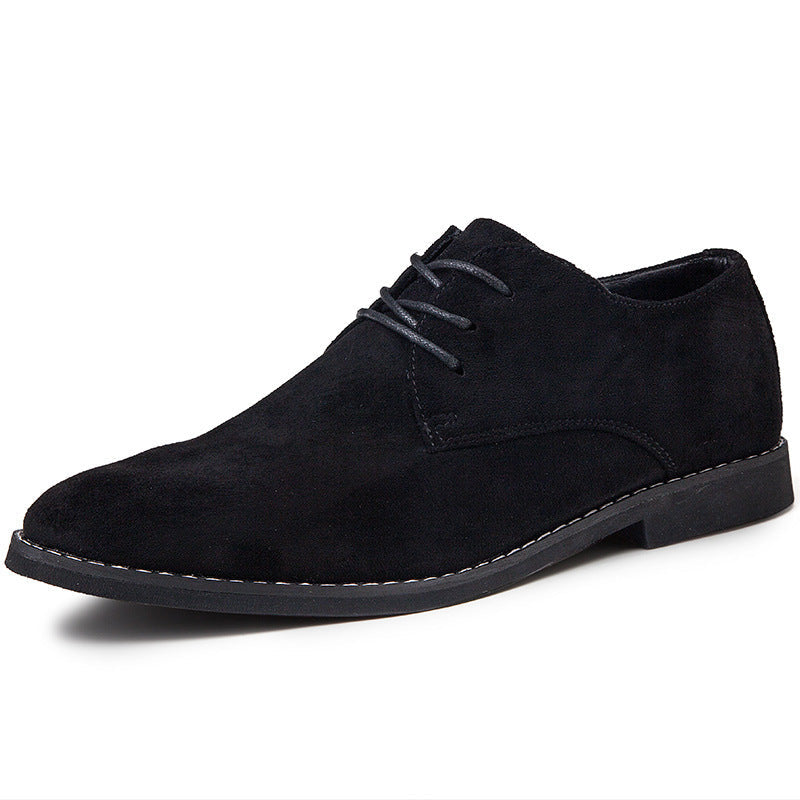 Herren Elegante Schnürschuhe aus weichem Wildleder Echoarchiv
