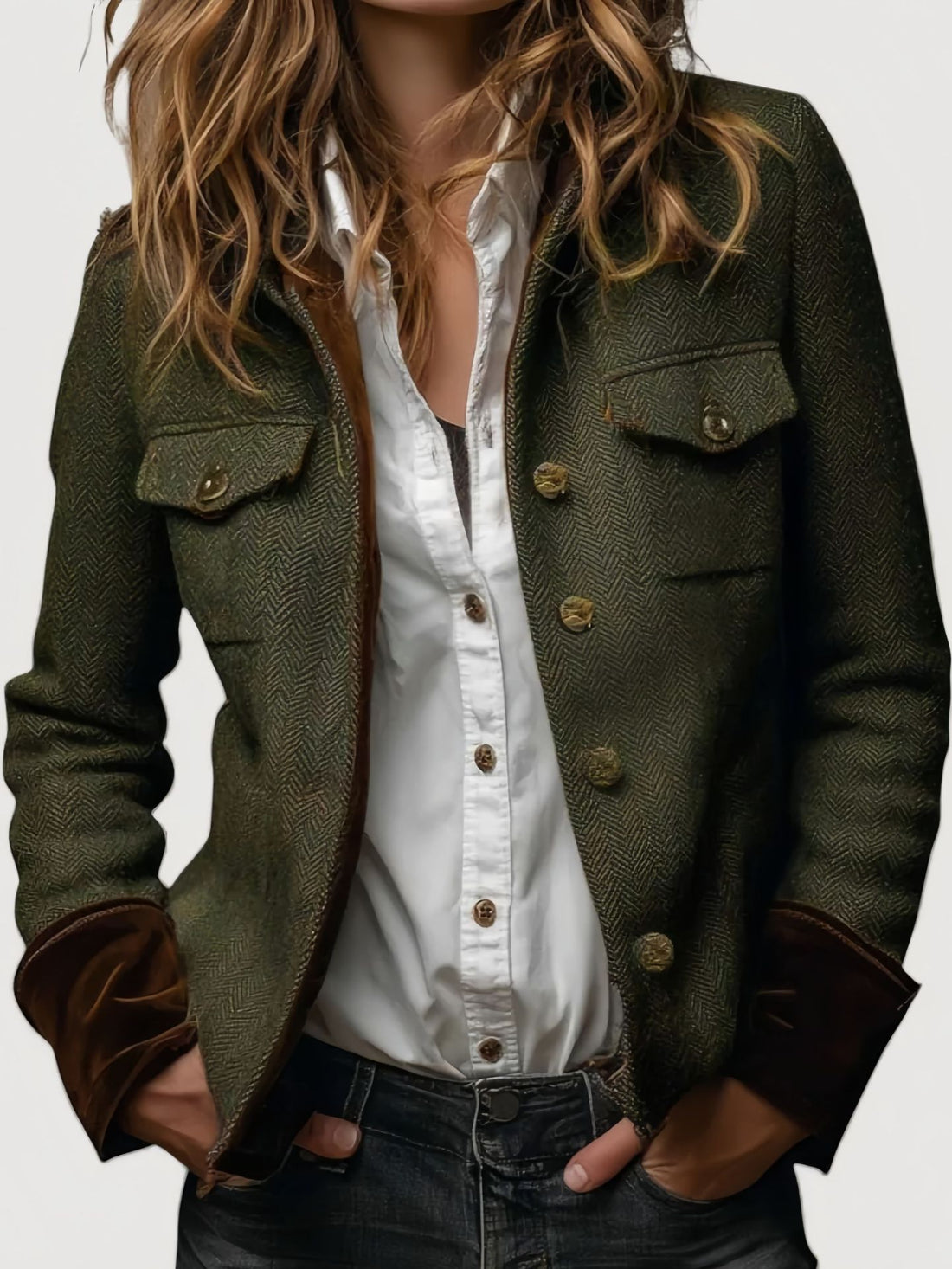 Damen Elegante und stilvolle Jacke – Célinea