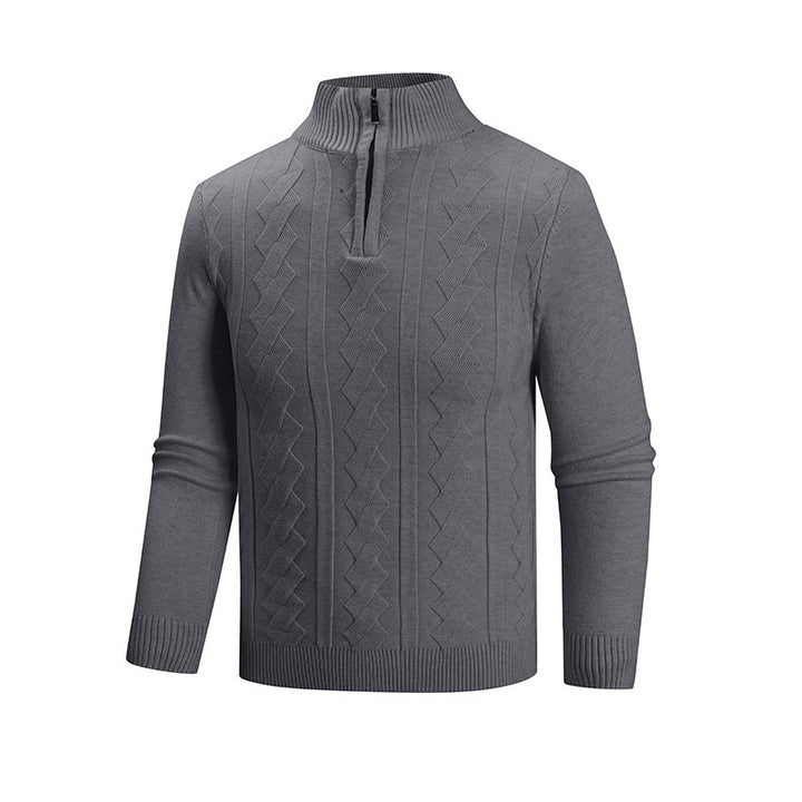 Herren Strickpullover mit hohem Kragen Echoarchiv