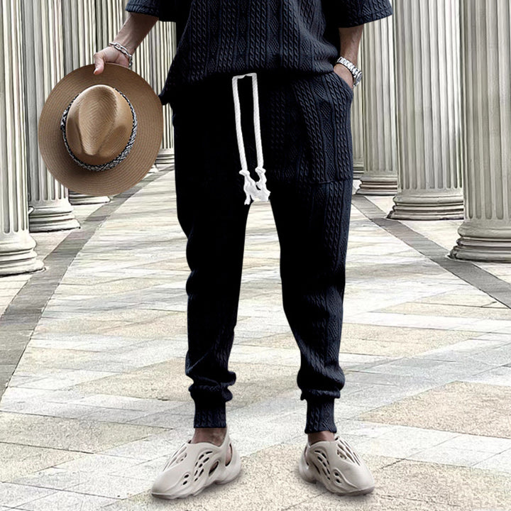Herren Urbanes Freizeit-Outfit mit strukturierter Stoffqualität Echoarchiv
