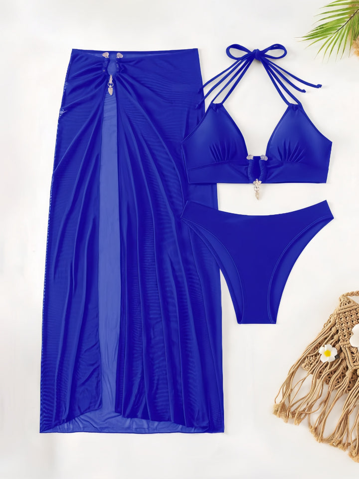 Damen Bikiniset mit transparentem Maxirock Echo Archiv