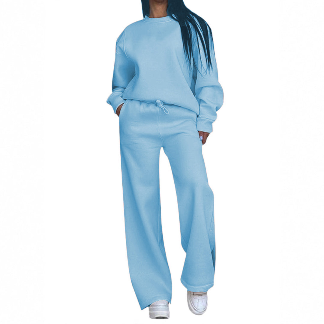 Damen nan lässiges Oversize Sweatshirt und weite Jogginghose Set Echo Archiv
