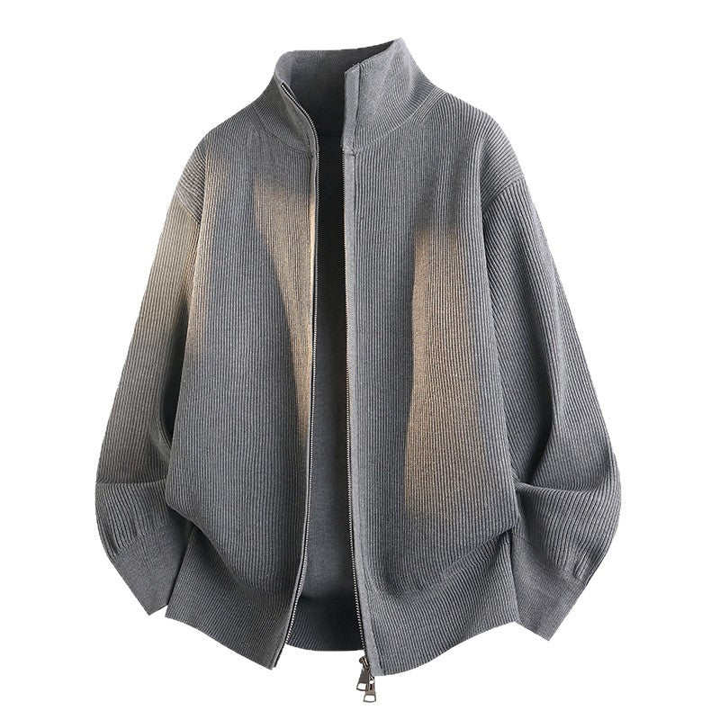 Damen Modische Strickjacke mit Stehkragen Echo Archiv