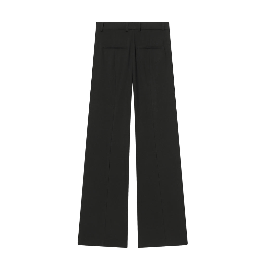 Damen nan hochtaillierte Wide-Leg Anzughose mit Bügelfalte und geradem Bein Echo Archiv