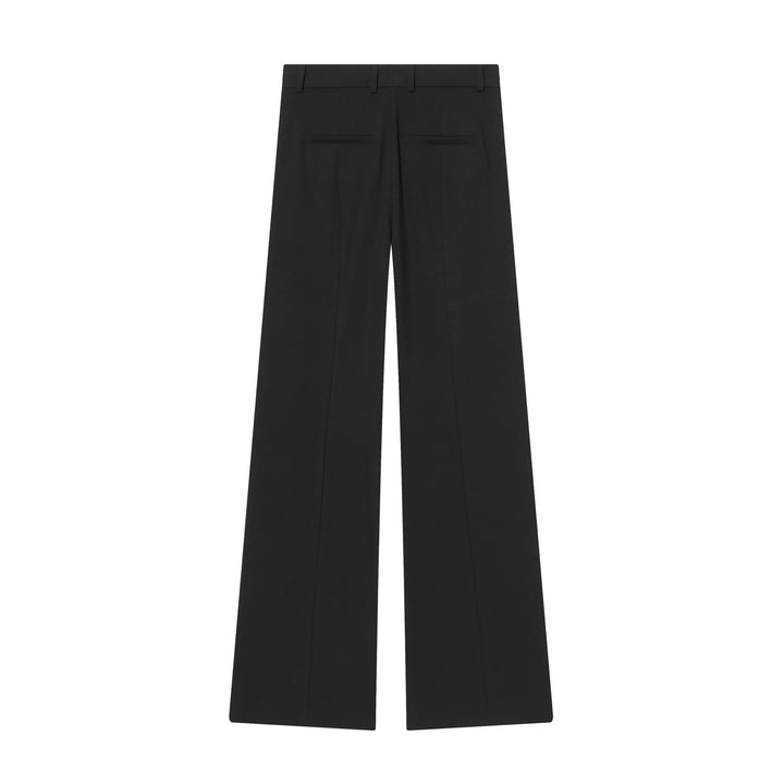 Damen nan hochtaillierte Wide-Leg Anzughose mit Bügelfalte und geradem Bein Echo Archiv