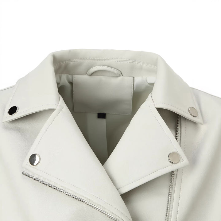 Damen Cropped Bikerjacke mit Fransen Echo Archiv