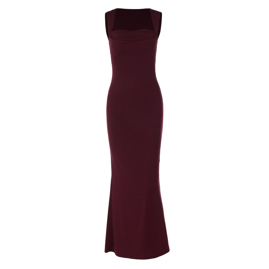 Damen Elegantes Etuikleid mit transparenten Einsätzen Echo Archiv