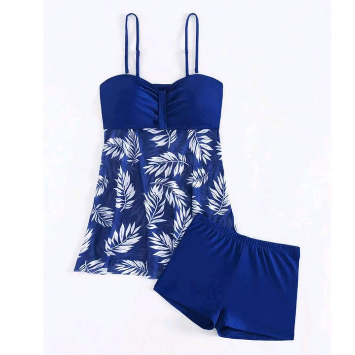 Damen Tankini mit floralem Oberteil und bequemen Shorts Echo Archiv